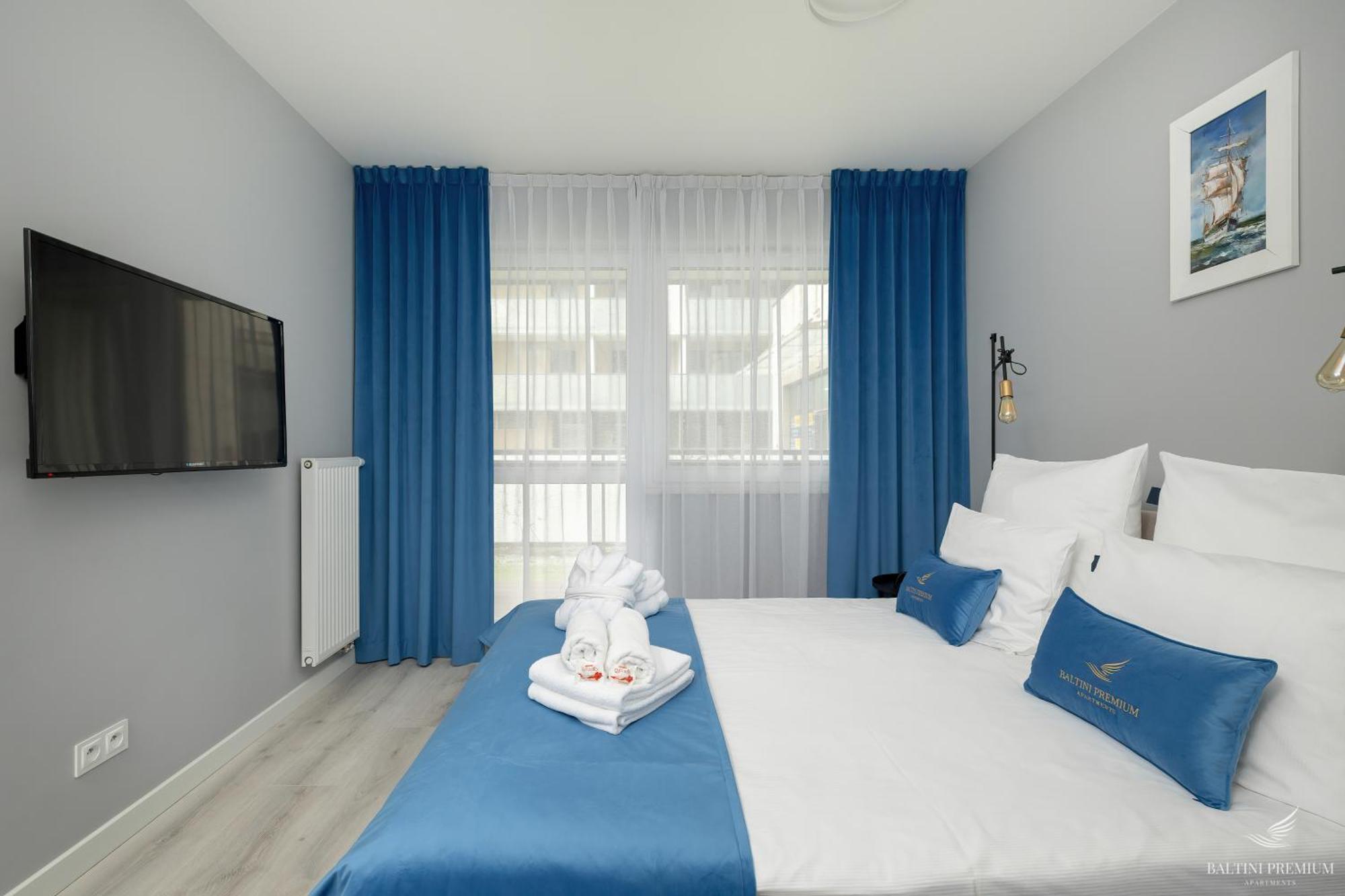 Baltini Premium Apartament Kasprowicza 20 A-B Z Basenem, Saunami I Jacuzzi Kołobrzeg Szoba fotó